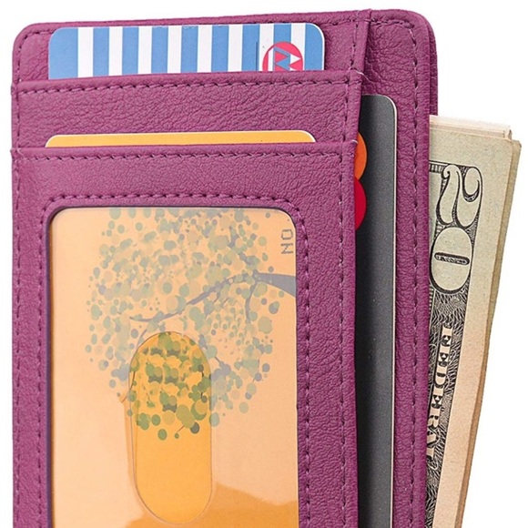 Minimalist BA PURPLE Slim RFID BLOCKING WALLET*NWT - Picture 2 of 5